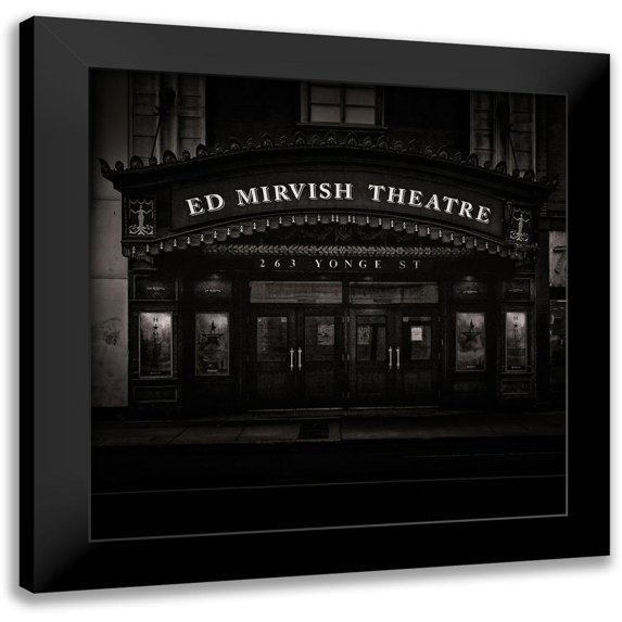 Carson, Brian 20x20 Black Modern Framed Museum Art Print Titled - Young Street Toronto No 263
