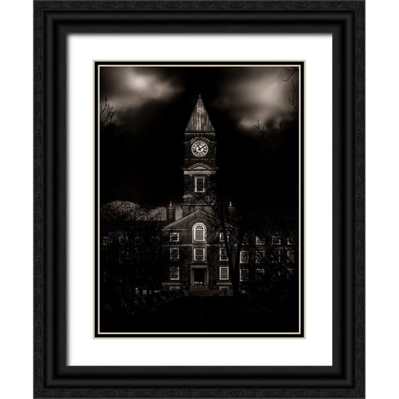 Carson, Brian 25x32 Black Ornate Wood Framed with Double Matting Museum Art Print Titled - School Daze No 7