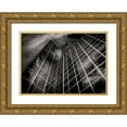thumbnail image 1 of Carson, Brian 32x24 Gold Ornate Wood Framed with Double Matting Museum Art Print Titled - Vertical Office Building, 1 of 4