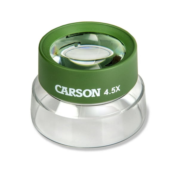 Carson BugLoupe 4.5x Pre-Focused Stand Magnifier Loupe Kids Hands-Free Magnifier