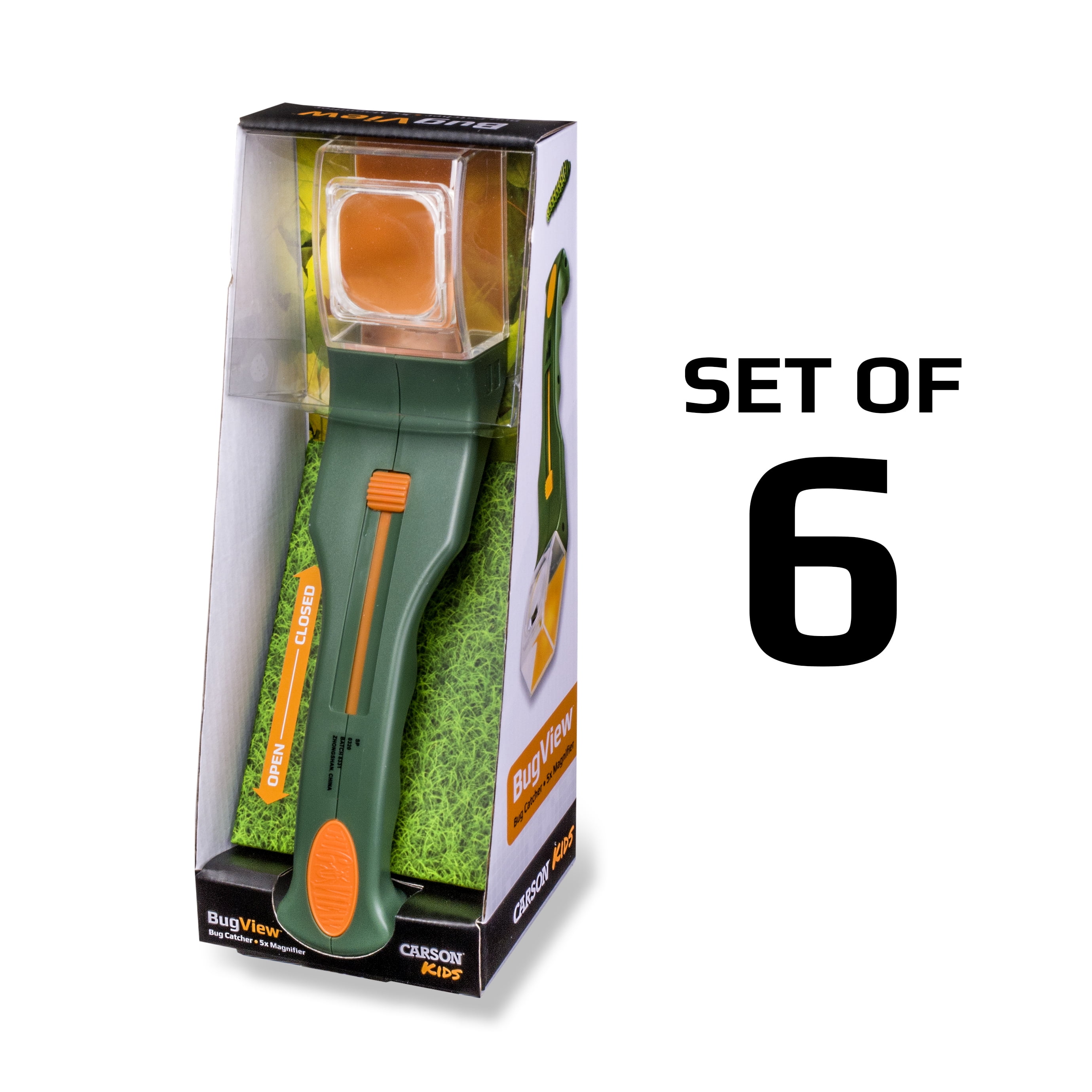 Carson BugView QuickRelease Bug Catching Tool with 5x Magnifier for