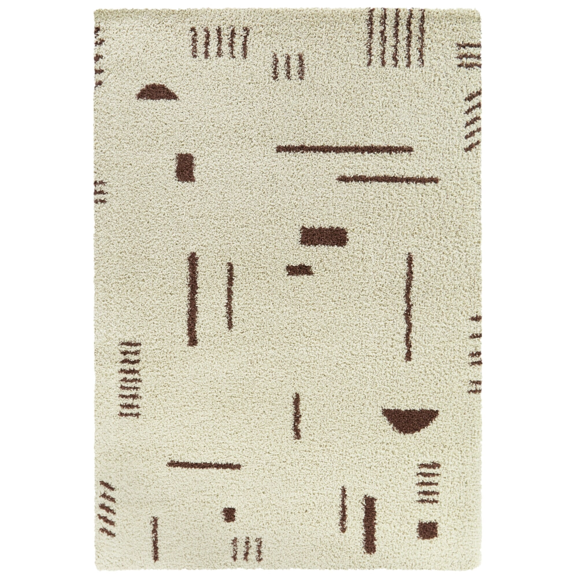 Carson Carrington Carson Shag Area Rug Wine 7'10