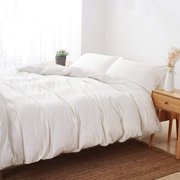 Carson Carrington Gradersta 3-piece Cotton Duvet Cover Set White King