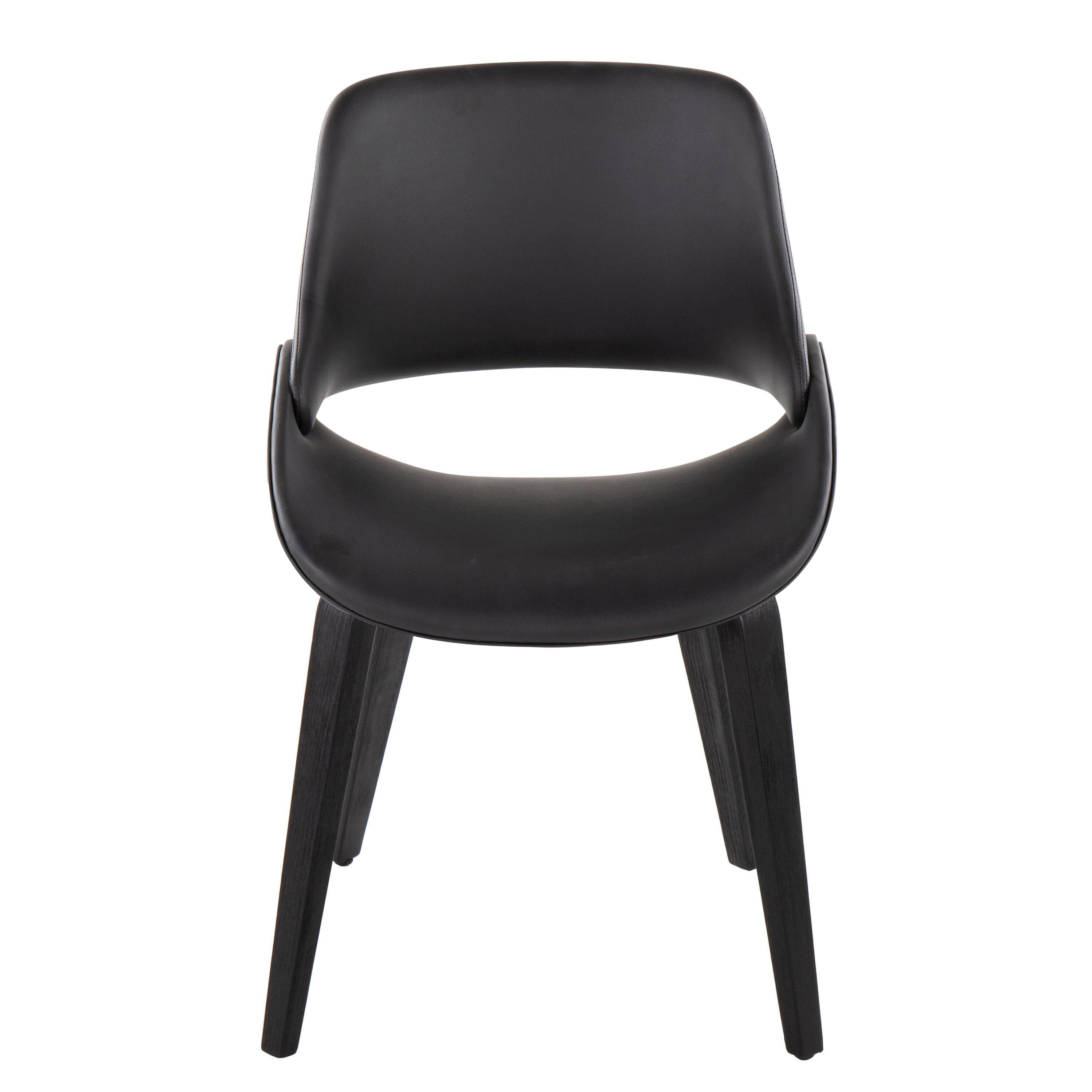 Carson Carrington Svellingen Dining Chair with Bent Wood Legs (Set of 2