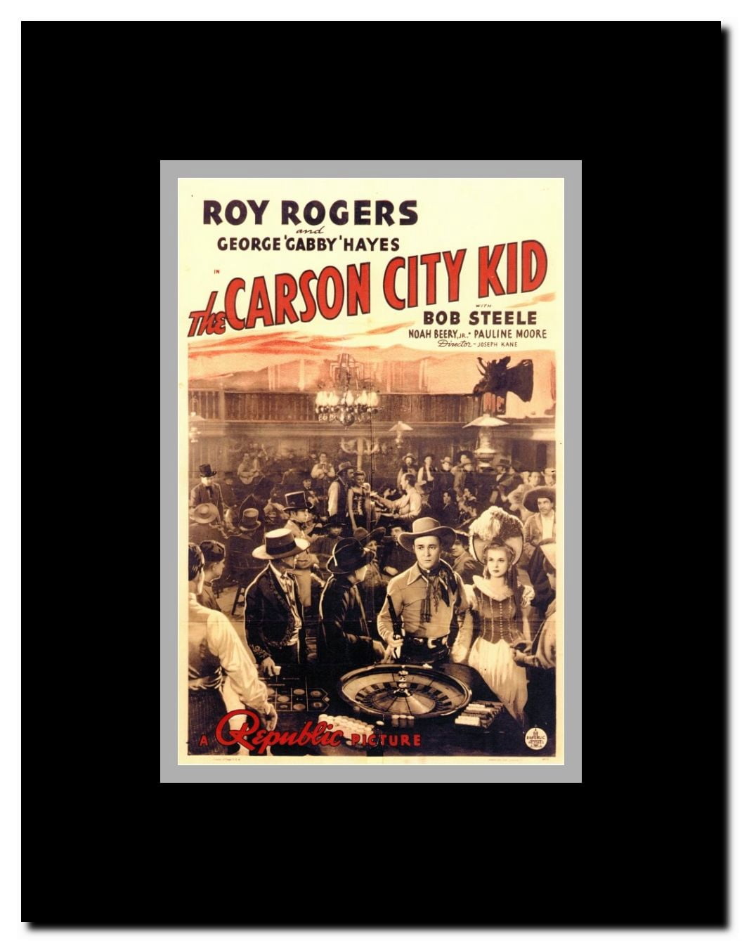 Carson City Kid Framed Movie Poster