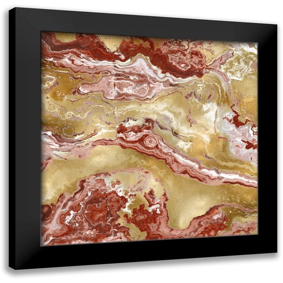 Carson, Danielle 12x12 Black Modern Framed Museum Art Print Titled - Onyx