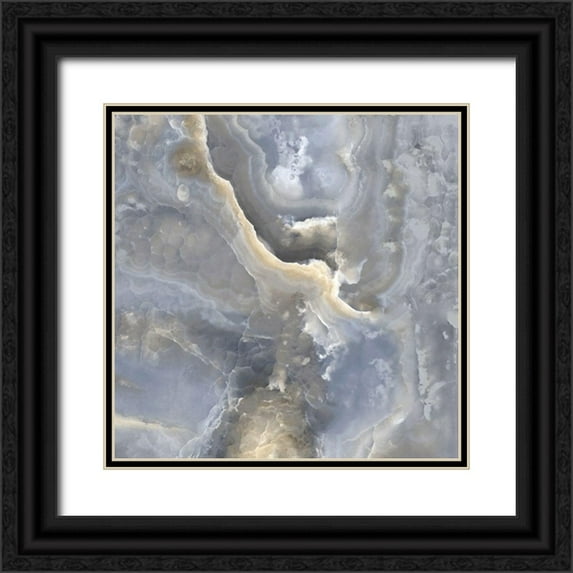 Carson, Danielle 12x12 Black Ornate Wood Framed with Double Matting Museum Art Print Titled - Natural Stone
