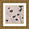 thumbnail image 1 of Carson, Danielle 12x12 Gold Ornate Wood Framed with Double Matting Museum Art Print Titled - Nature Silhouette on Blush I, 1 of 4