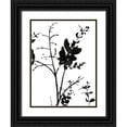 thumbnail image 1 of Carson, Danielle 12x14 Black Ornate Wood Framed with Double Matting Museum Art Print Titled - Nature Silhouette II, 1 of 4