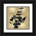 thumbnail image 1 of Carson, Danielle 15x15 Black Ornate Wood Framed with Double Matting Museum Art Print Titled - Nature Black on Gold I, 1 of 4
