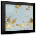 thumbnail image 1 of Carson, Danielle 20x20 Black Modern Framed Museum Art Print Titled - Nature Gold on Blue III, 1 of 5