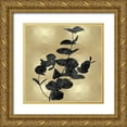 thumbnail image 1 of Carson, Danielle 20x20 Gold Ornate Wood Framed with Double Matting Museum Art Print Titled - Nature Black on Gold I, 1 of 4
