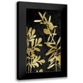 thumbnail image 1 of Carson, Danielle 9x14 Black Modern Framed Museum Art Print Titled - Nature Panel Gold on Black III, 1 of 5