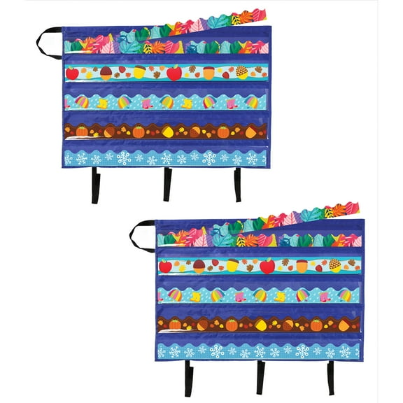 Carson Dellosa 2-Pack Border Pocket Chart Storage (2 pocket charts)