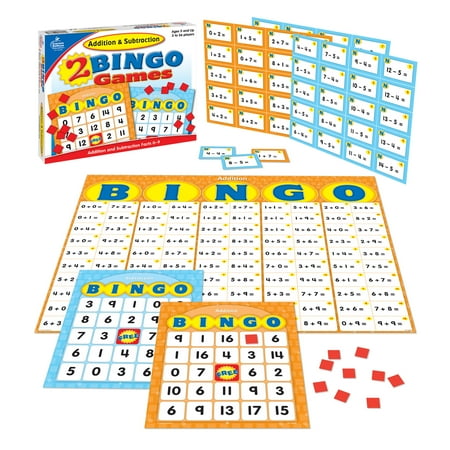 Carson Dellosa Addition & Subtraction Bingo (857 pieces) Grade K-2