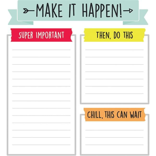 Carson Dellosa  Aim High Shape Notepad - Grade Pk-8 - 6 Each