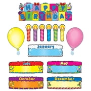 Carson Dellosa Birthday Cakes Mini Bulletin Board Set (47 pieces)