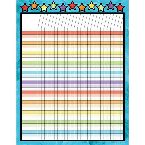 Carson Dellosa CD-114240-6 Celebrate Learning Incentive Chart - 6 Each