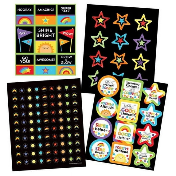Carson Dellosa CD-145108BN Celebrate Learning Sticker Variety Set - Set of 3