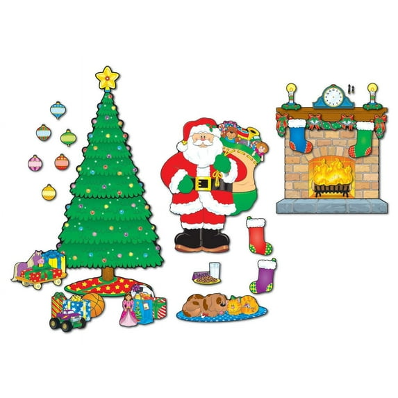 Carson Dellosa Christmas Scene Bulletin Board Set (59 pieces)