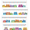 thumbnail image 1 of Carson Dellosa Colorful Owls Number Line Mini Bulletin Board Set Grade K-5 (8 pieces), 1 of 2