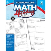 Carson Dellosa Common Core 4 Today Common Core Math 4 Today Workbook (96 pages) Grade 4