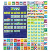 Carson Dellosa Deluxe Calendar Pocket Chart (101 items; 1 pocket chart, 100 cards)