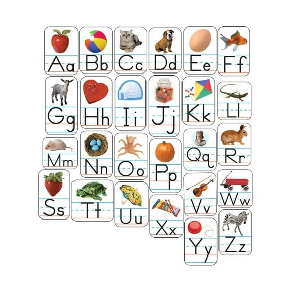 Carson Dellosa Education Alphabet: Photographic Shape Stickers (156)