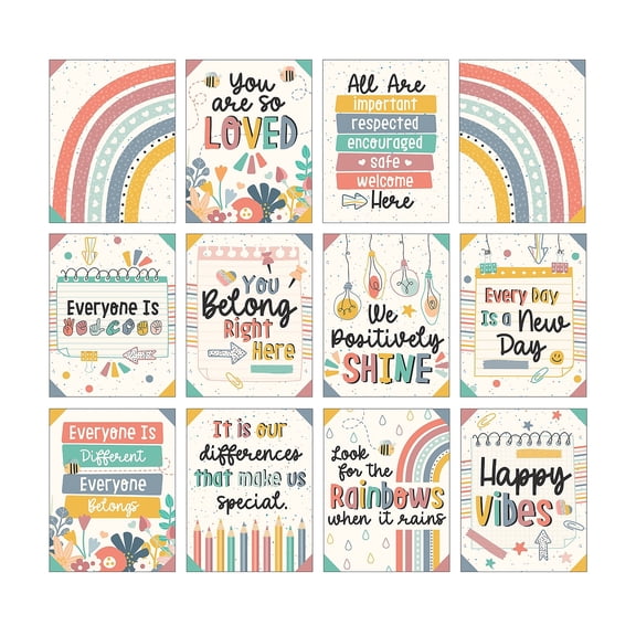 Carson Dellosa Education CD-106071 We Belong Poster Set Mini Posters