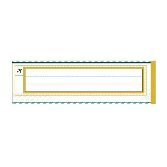 Carson Dellosa Education CD-122153-6 Lets Explore Nameplates - Pack of 6