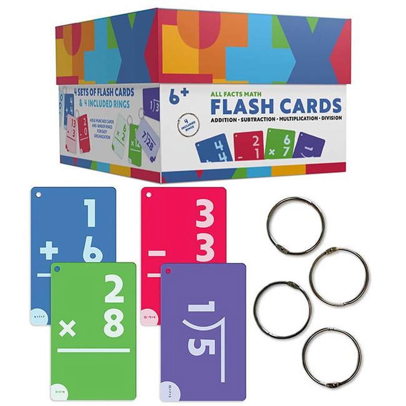 Carson Dellosa Education CD734107 All Facts Math Flash Cards