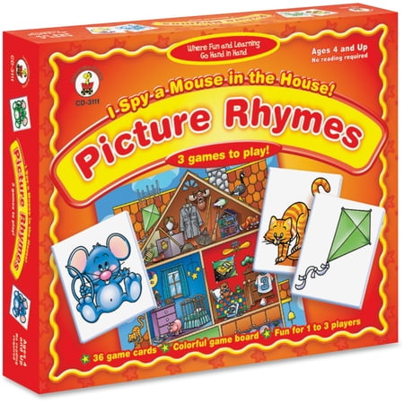 Carson Dellosa Education, Cdp3111, I Spy A Mouse In The House Matching Game, 1 Each, Multi
