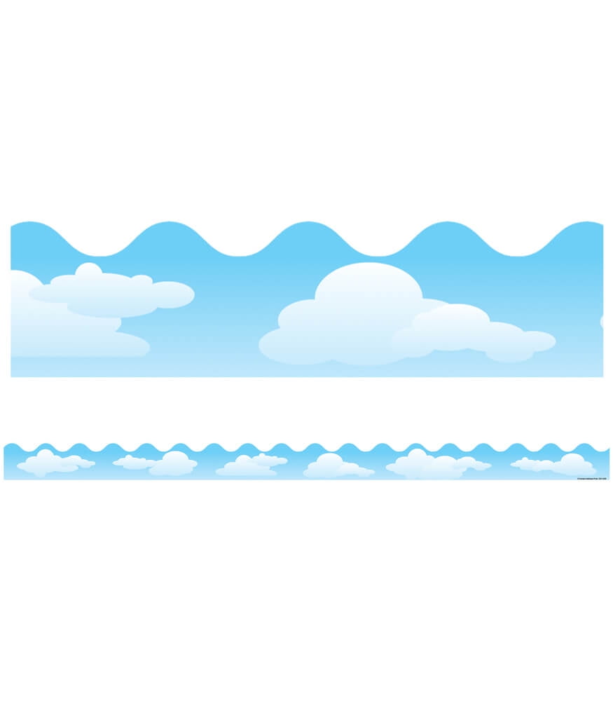 Carson Dellosa Education Clouds Scalloped Borders (13) - Walmart.com