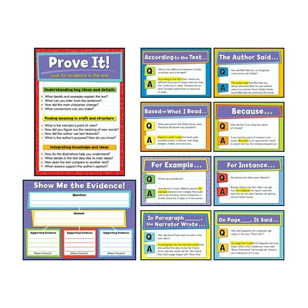 Carson Dellosa Education Evidence-Based Reading and Writing Bulletin Board Set