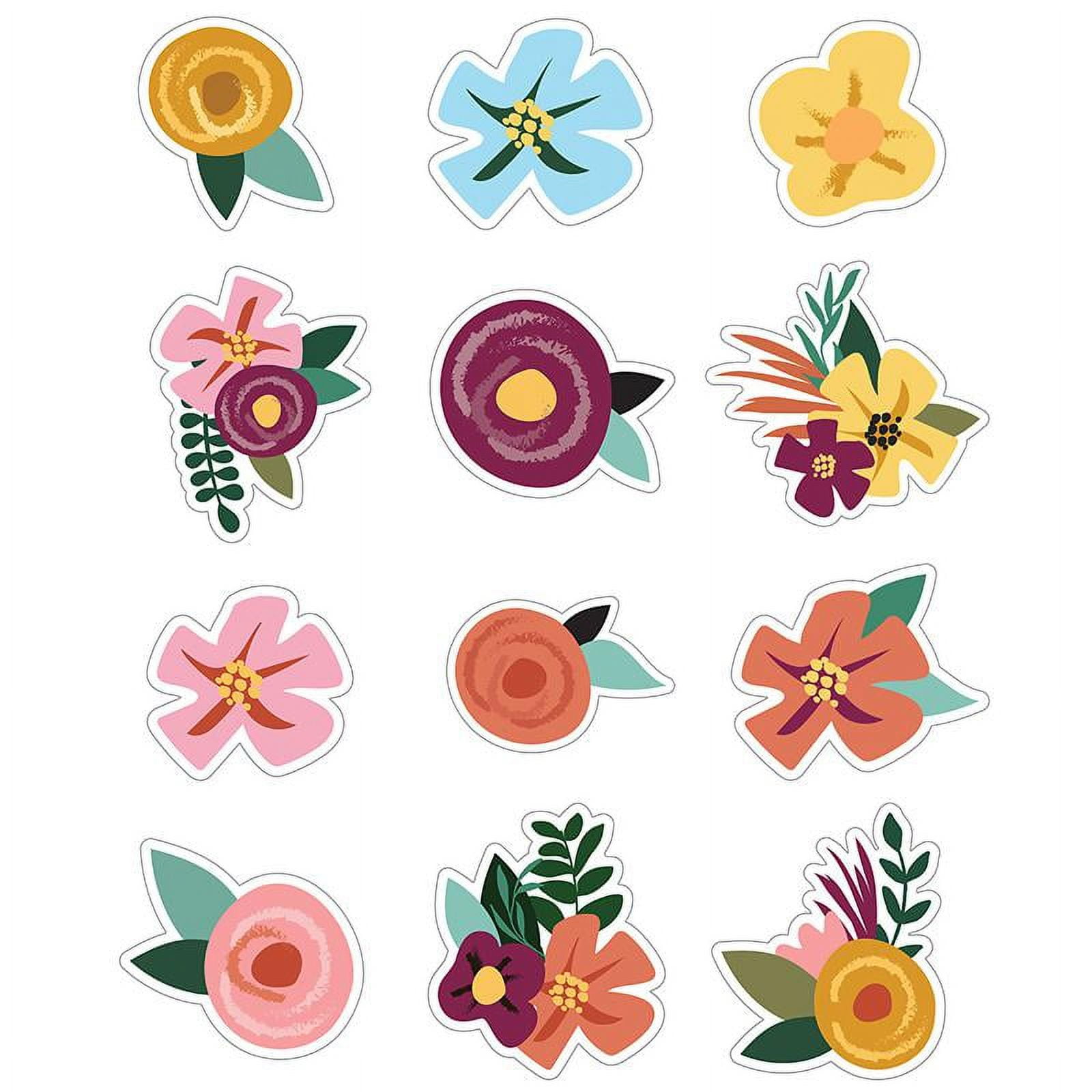 Carson Dellosa Education Grow Together Flowers Cut-Outs, 36 Per Pack, 3 Packs