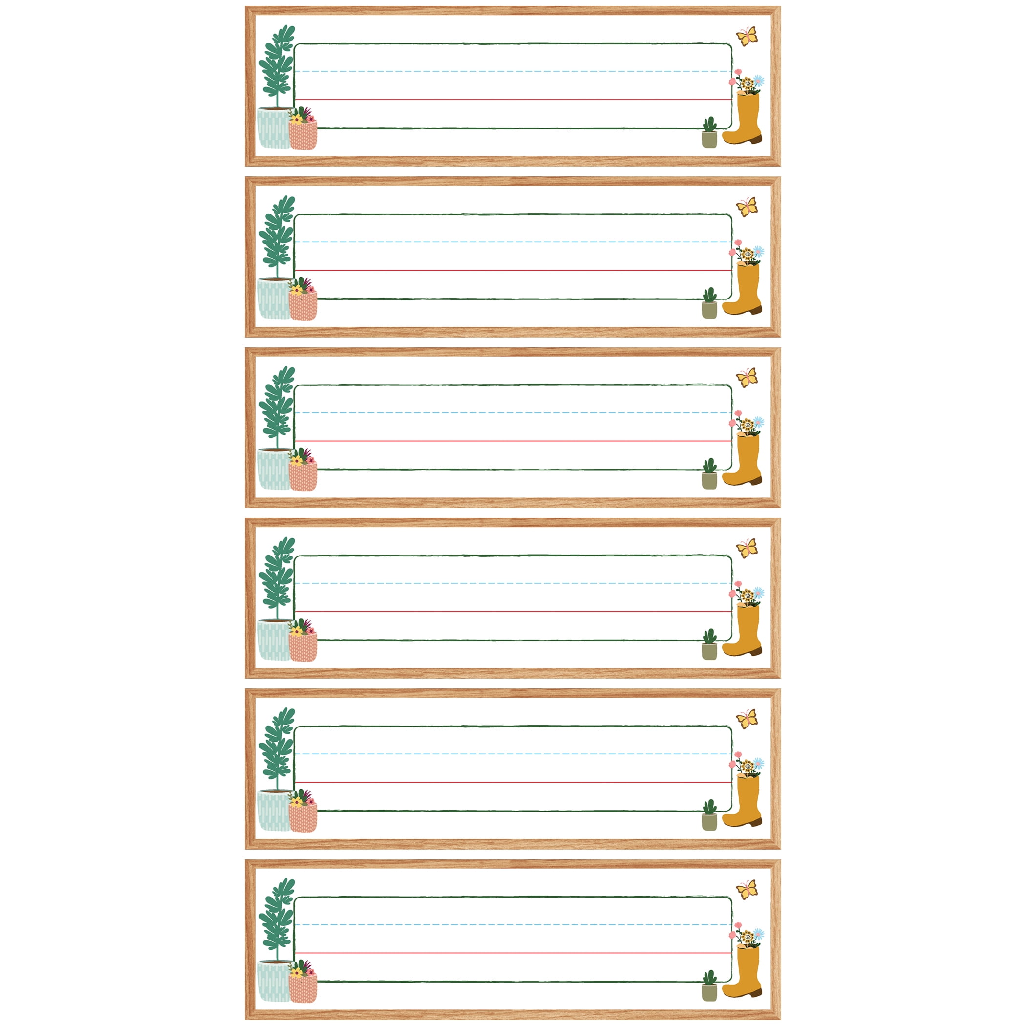 Carson Dellosa Education Grow Together Nameplates, 36 Per Pack, 6 Packs ...