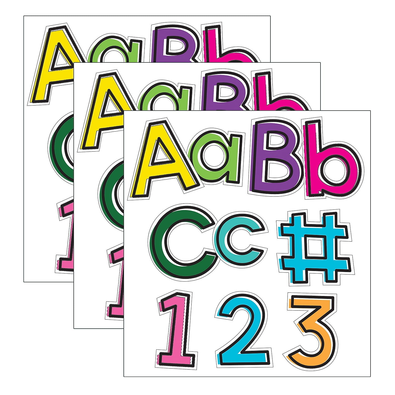 Carson Dellosa Education Kind Vibes Combo Pack EZ Letters, 657 Pieces