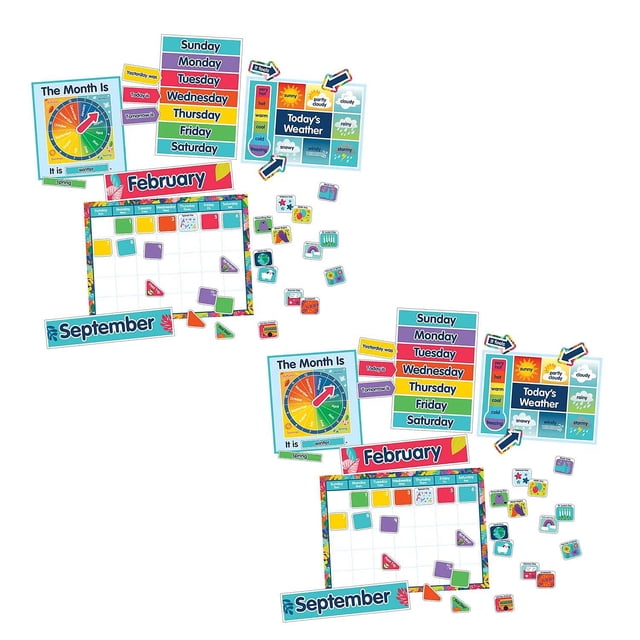 Carson Dellosa Education One World Calendar Bulletin Board Set, 2 Sets ...