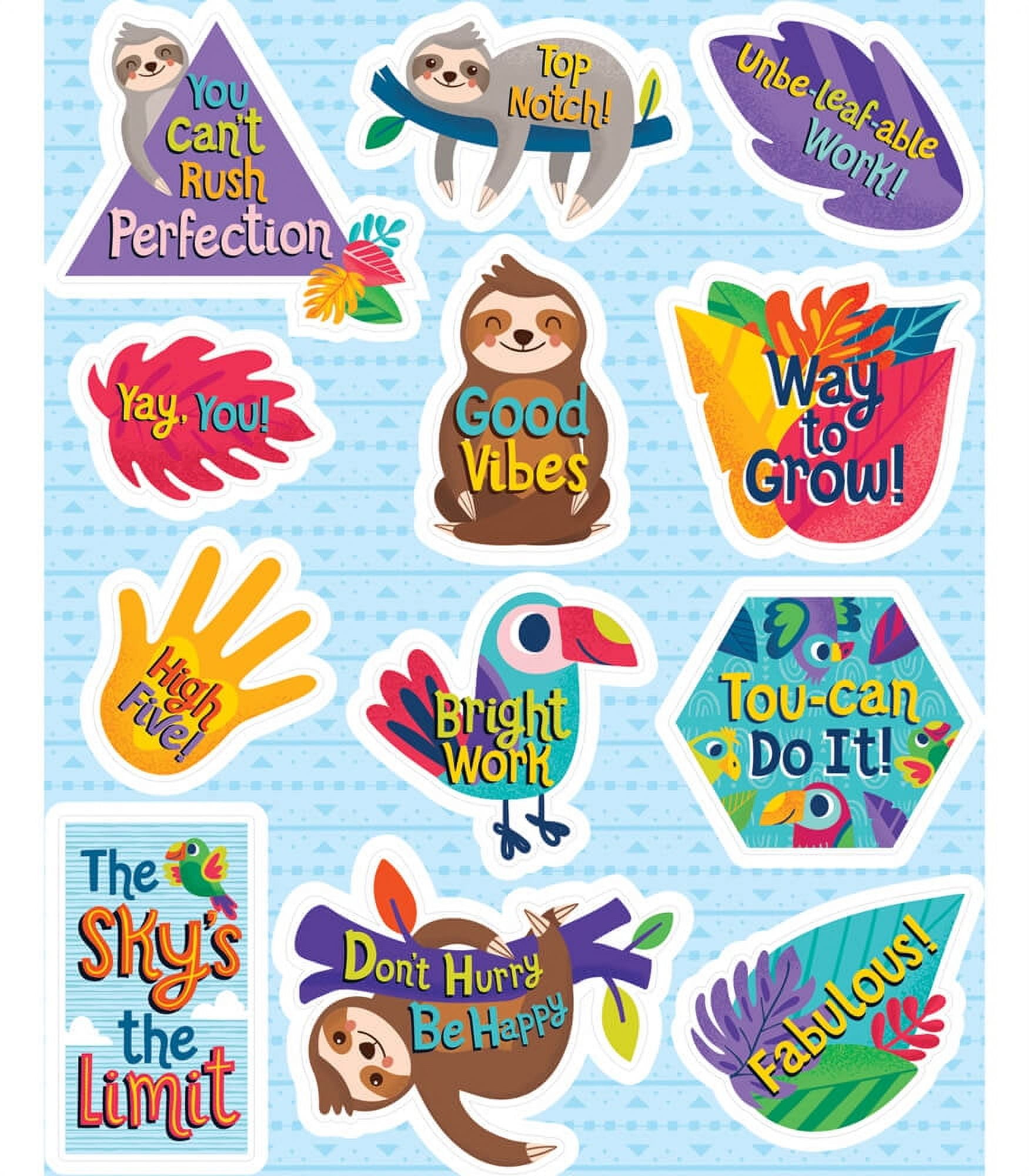 Carson Dellosa Education One World Motivators Motivational Stickers (72 ...