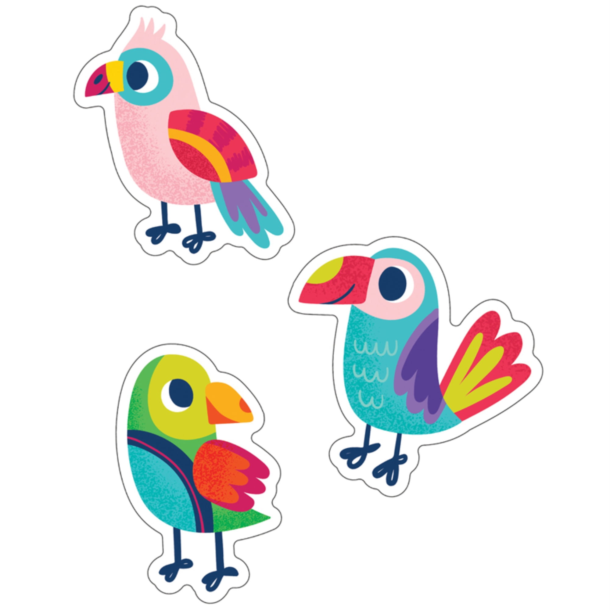Carson Dellosa Education One World Parrots Cut-Outs, 108 Pieces ...