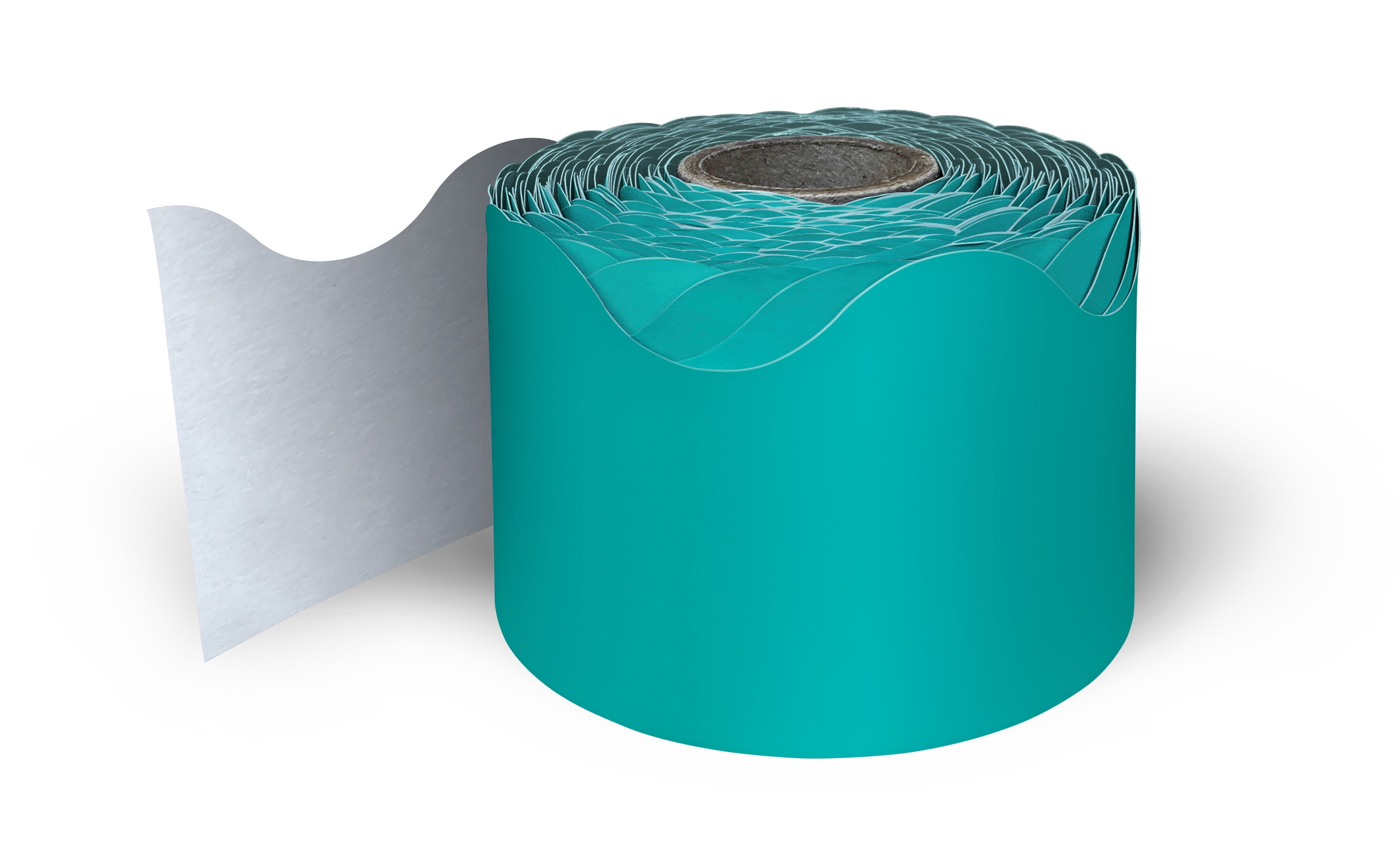 Carson Dellosa Education Rolled Scalloped Borders 2 25 X 65 Ft Teal carson-dellosa-education-rolled-scalloped-borders-2-25-x-65-ft-teal