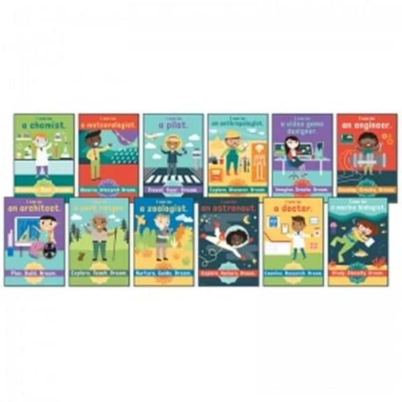 Carson Dellosa Education STEAM Careers Bulletin Board Set