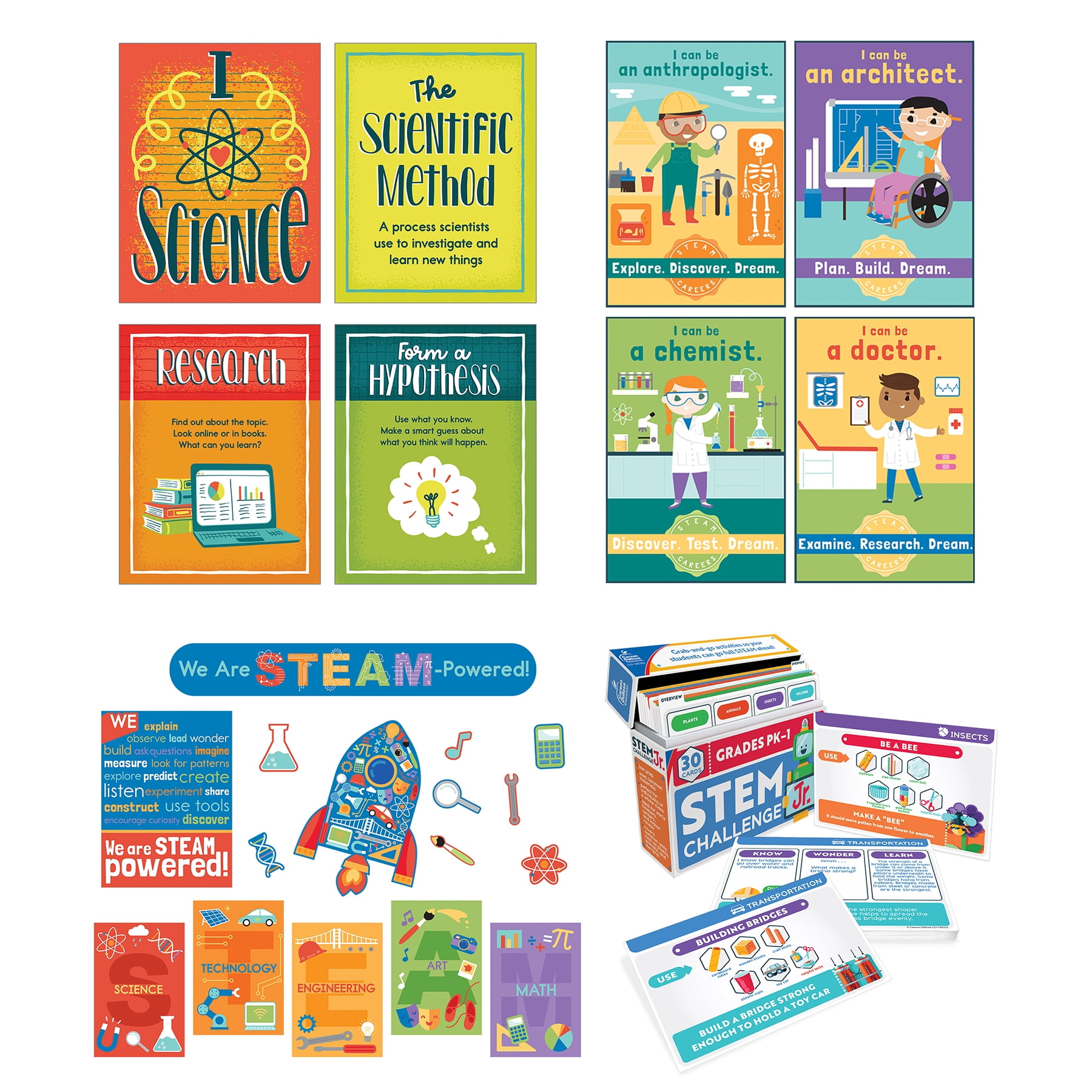 Carson Dellosa Education Science Classroom Teacher Bundle K-1