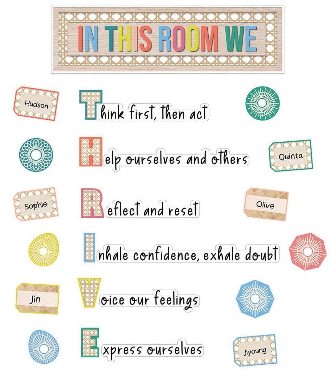Carson Dellosa Education  This Room We Thrive Bulletin Board Set