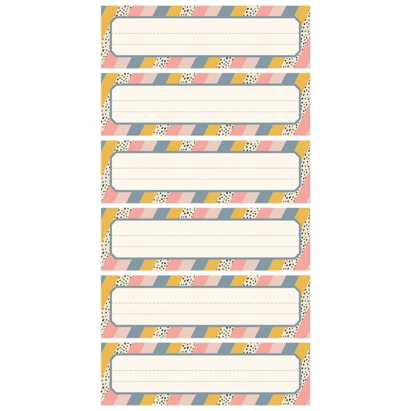 Carson Dellosa Education We Belong Nameplates, 36 Per Pack, 6 Packs