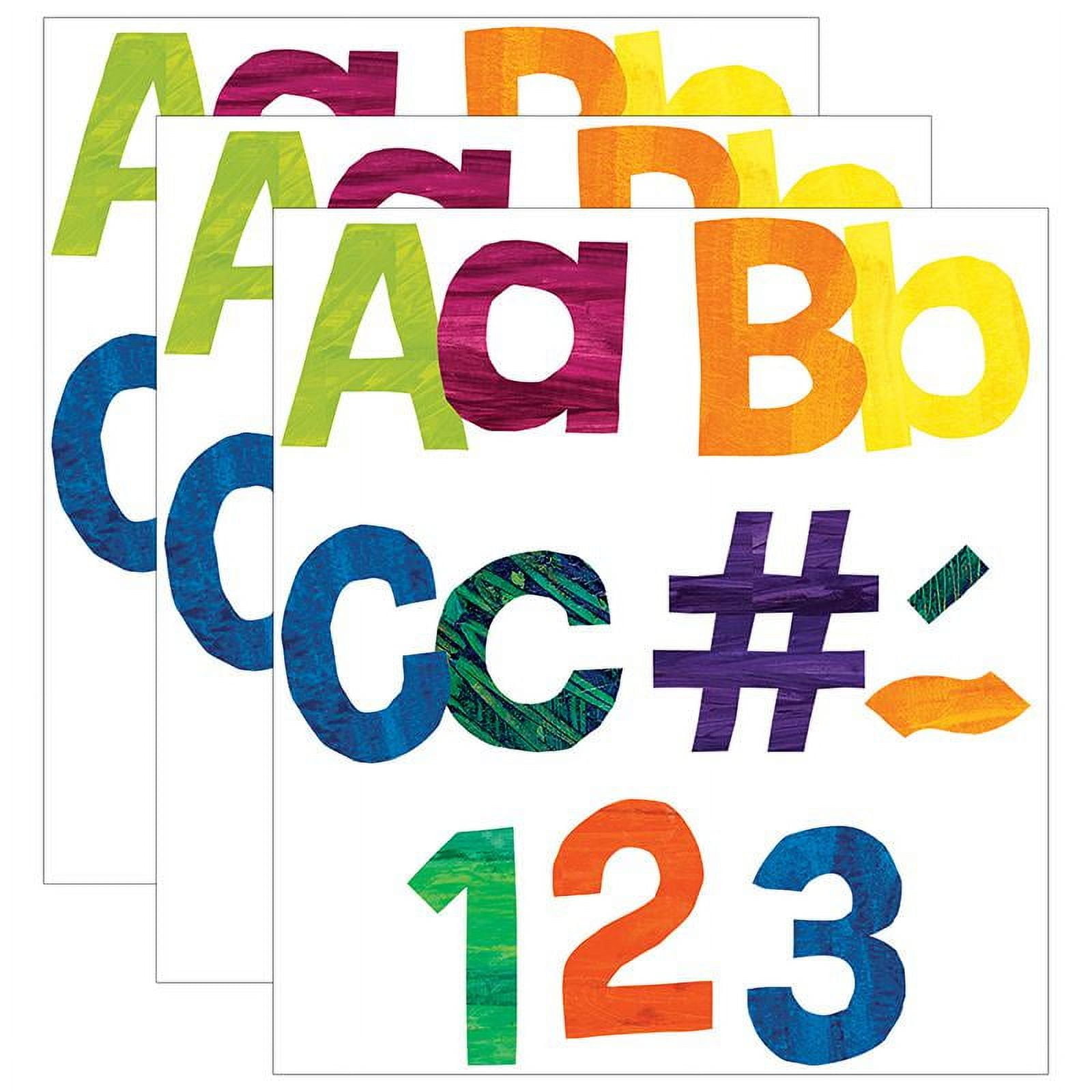Carson Dellosa Education World of Eric Carle Colorful Tissue Paper Combo Pack EZ Letters, 3 Packs
