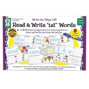 Carson Dellosa Education Write On/Wipe Off Read and Write First Words Manipulative, Grade PK-2