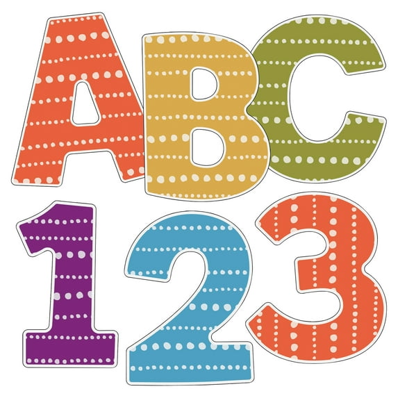 Carson-Dellosa You-Nique 4" EZ Letters 76Pcs/PK MI 130072