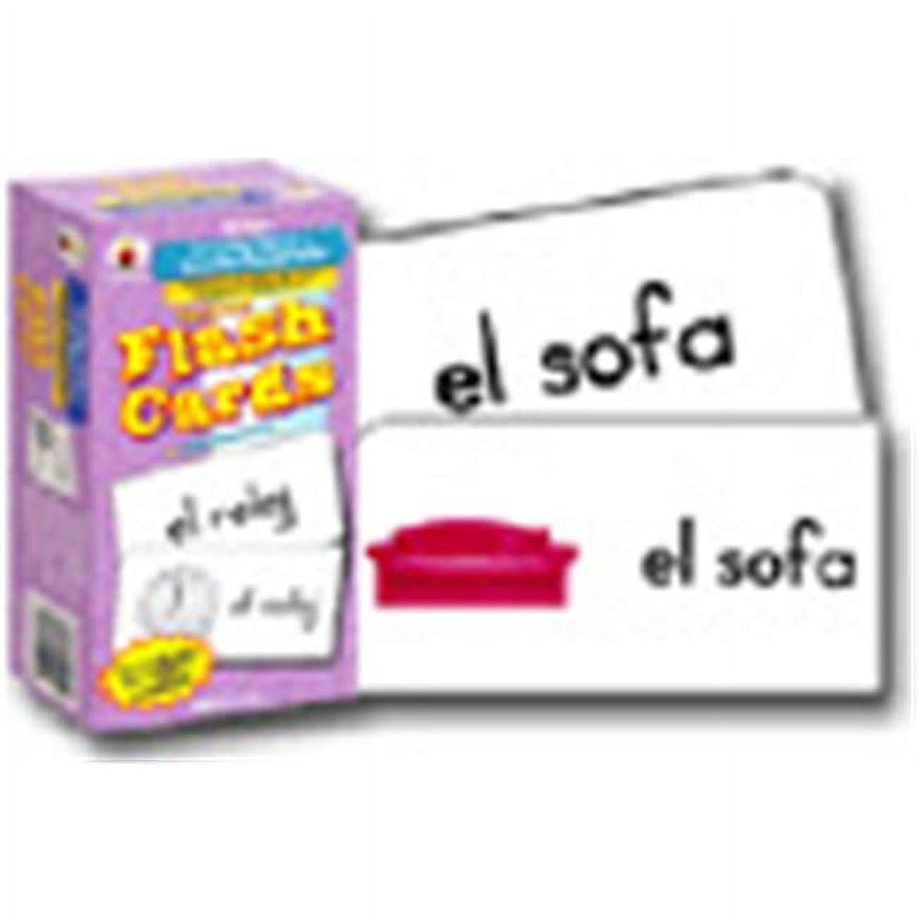 Carson Dellosa Flash Cards Everyday Words In Spani-Sh Photographic ...