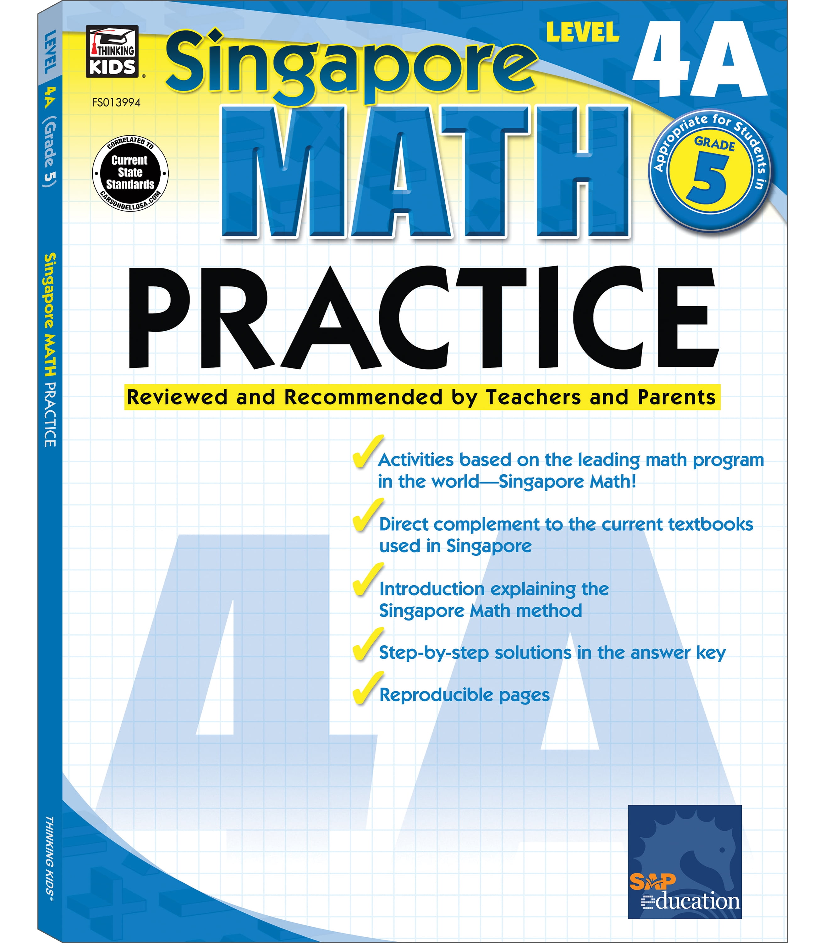 Carson Dellosa Frank Schaffer Publications Math Practice 128 pages (128 pages)